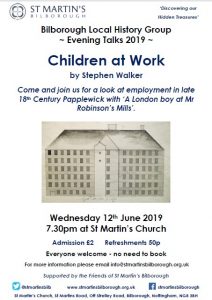 Local History Group Talk_Children at Work June 2019 JPG